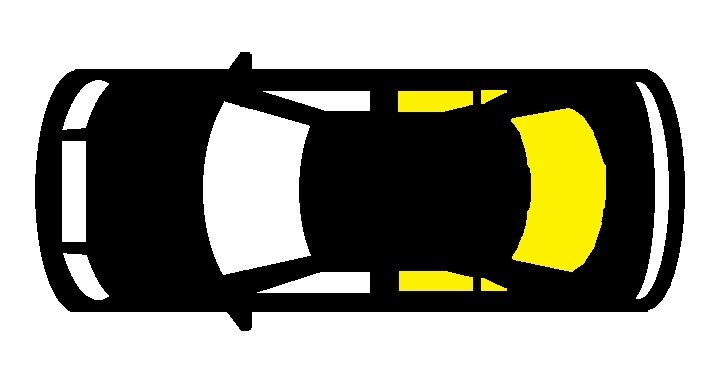 スモークフィルム施工（リア3～7面）